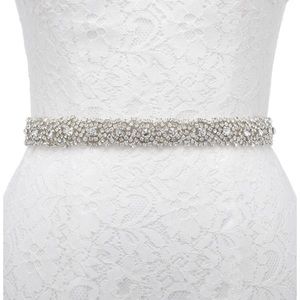 Rhinestone bridal belt